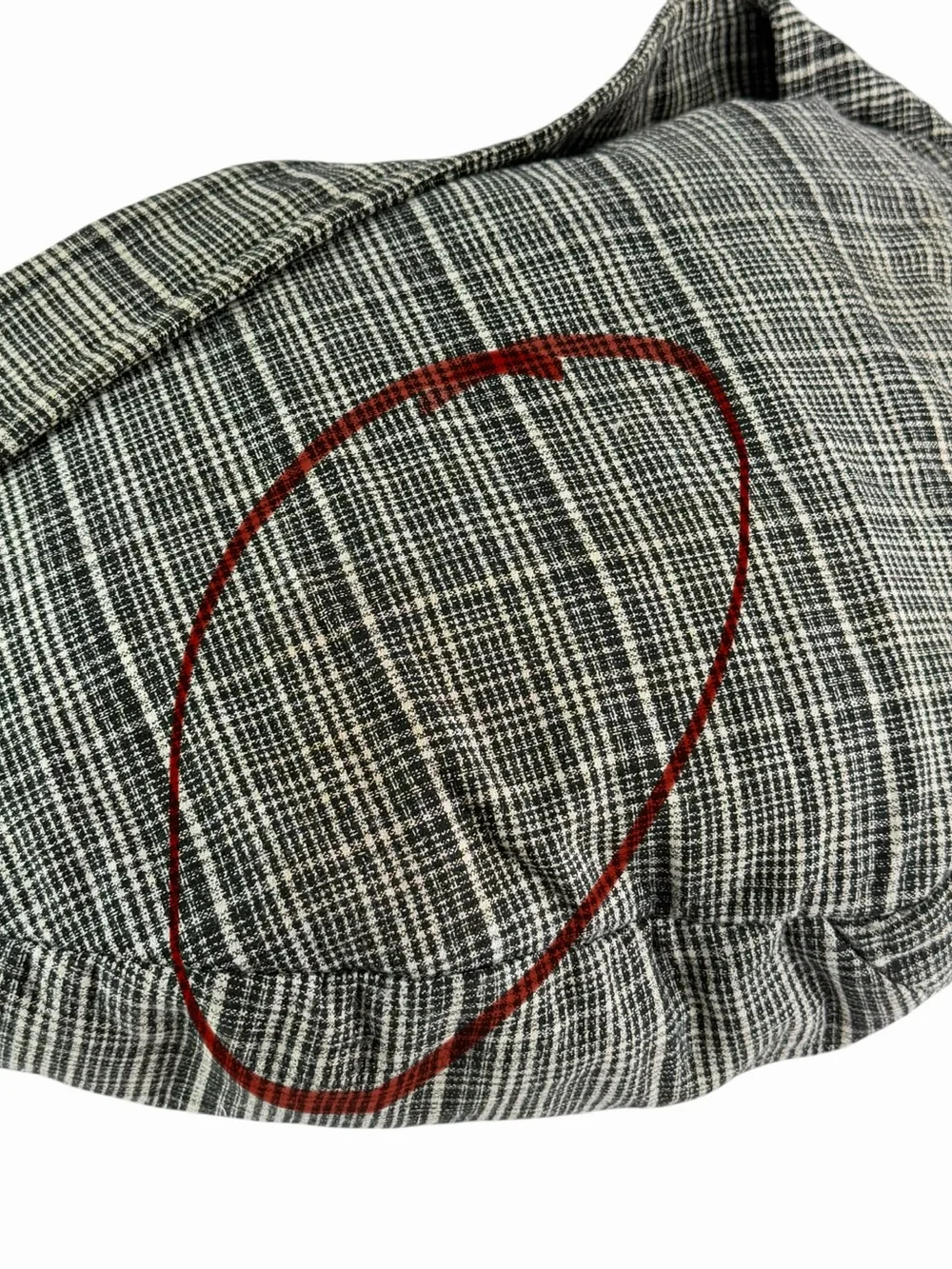 RAF SIMONS Eastpack Houndstooth Plaid Wandering Sling Large Bag